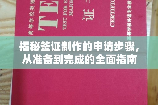 杏花岭揭秘签证制作的申请步骤，从准备到完成的全面指南