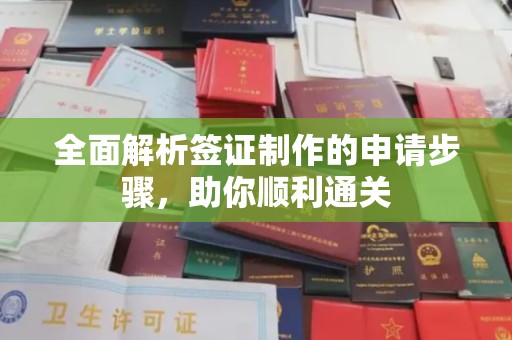 杏花岭全面解析签证制作的申请步骤，助你顺利通关