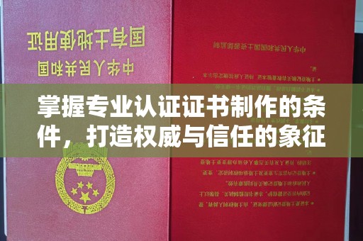 杏花岭掌握专业认证证书制作的条件，打造权威与信任的象征